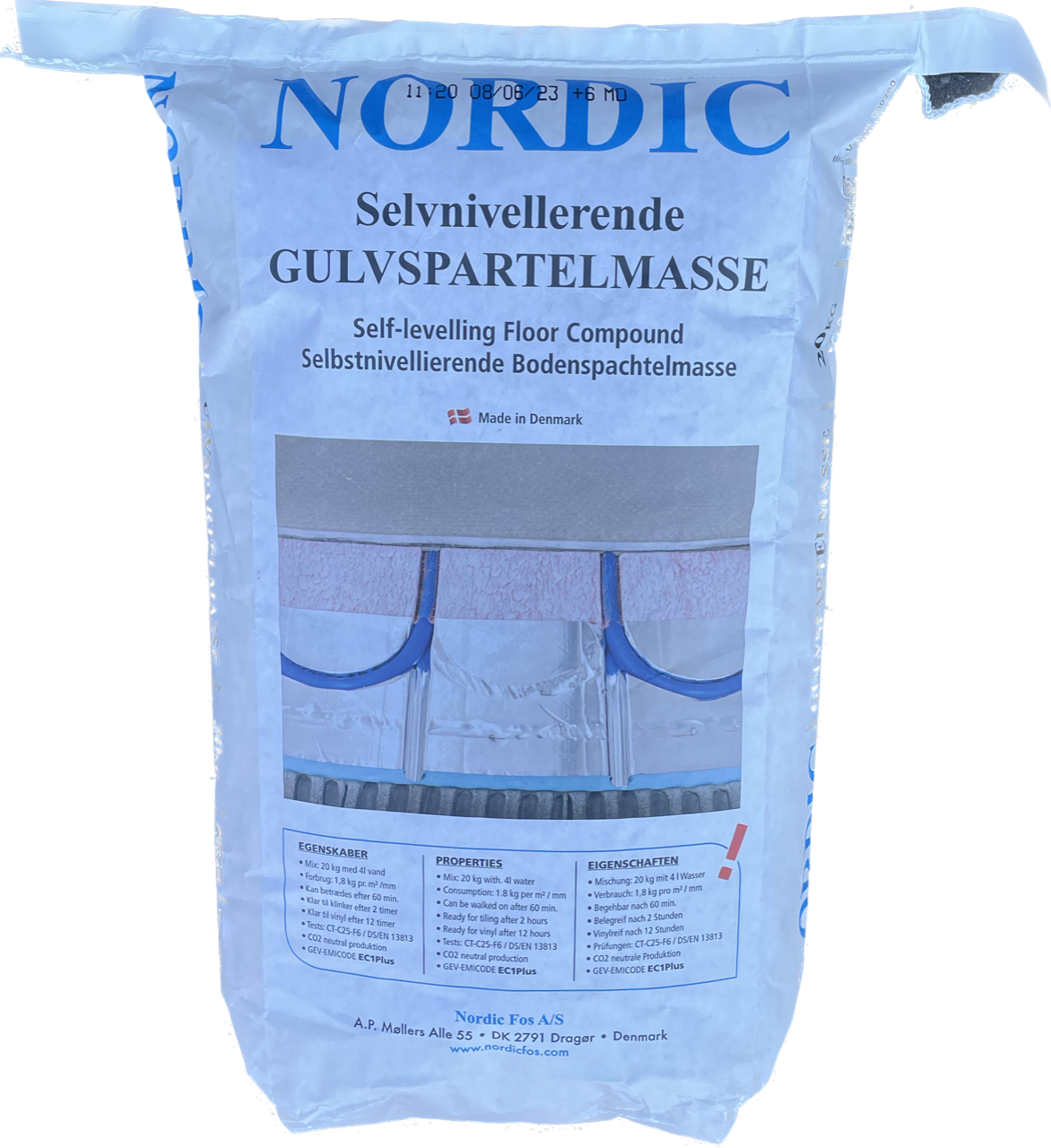 Nordic Gulvspartelmasse - Selvnivellerende